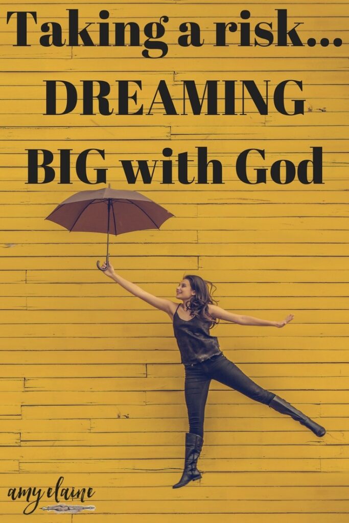 Taking the Risk to Live Out Your Dreams - Dreaming BIG with God! #dreaming #risks #butGod #hope