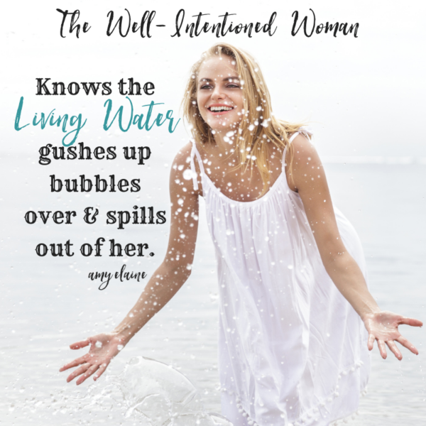 The Well Intentioned Woman splashes