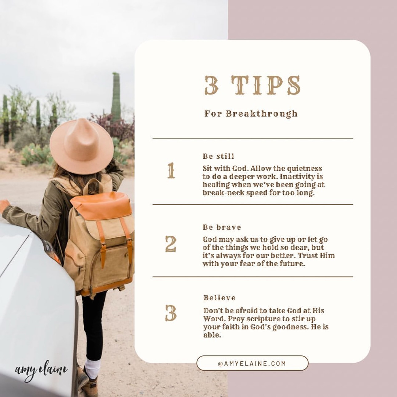 3 TIPS For Breakthrough