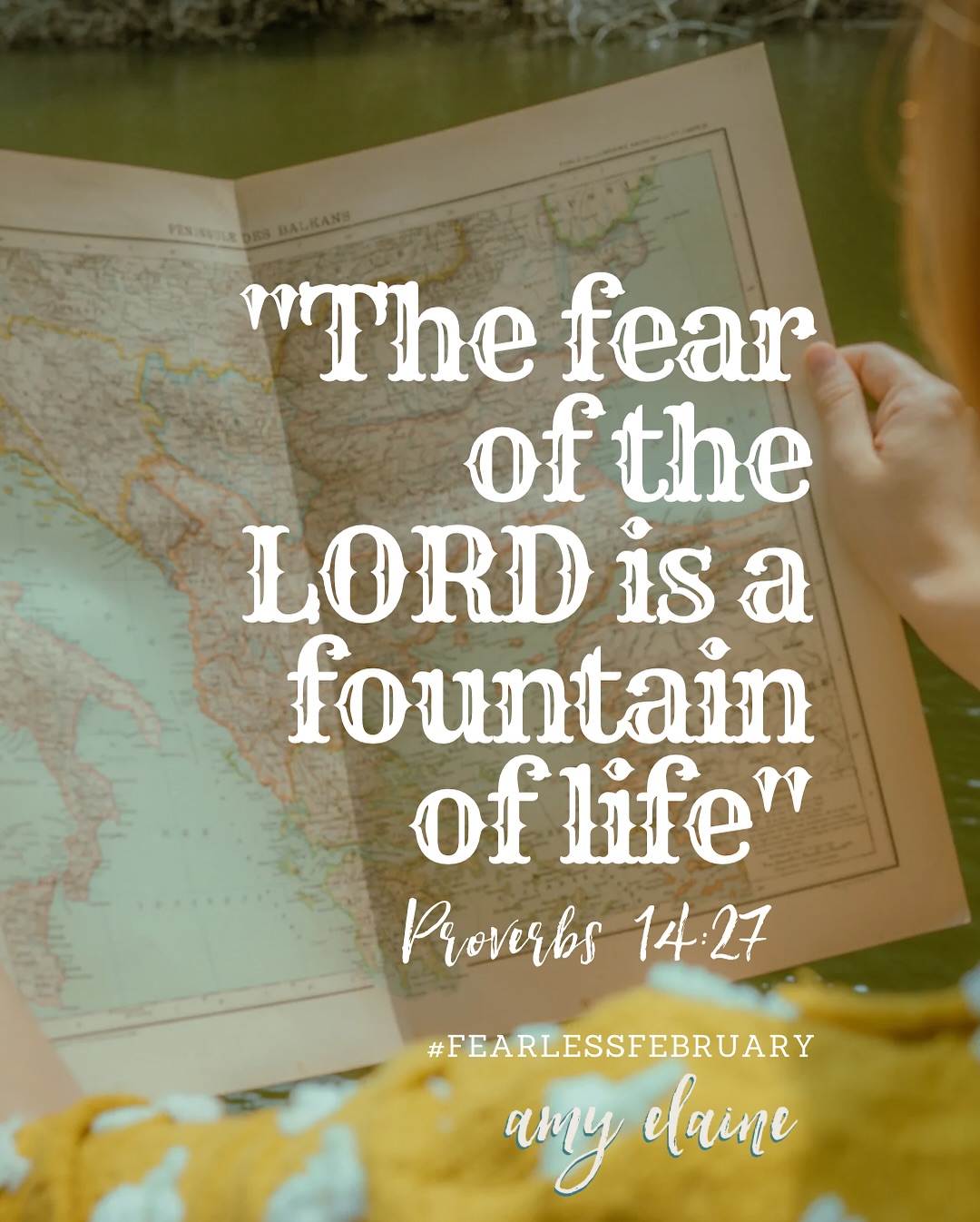 "The fear of the LORD is a fountain of life" Proverbs 14:27 - Fear Less